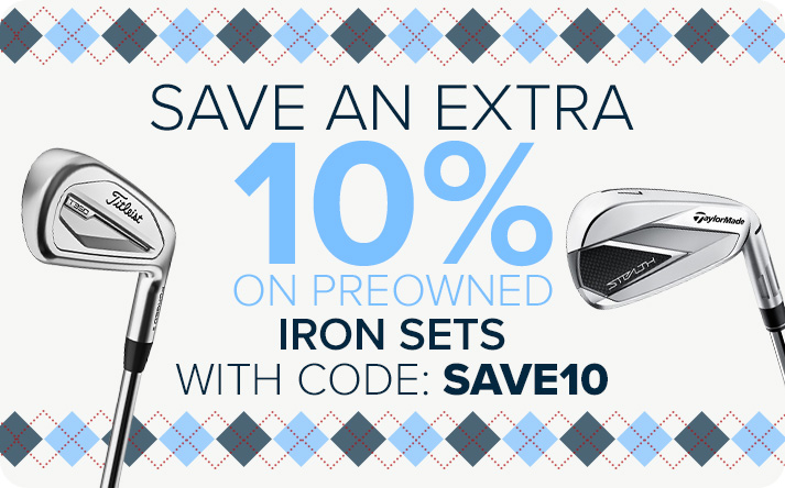 Save An Extra 10% On Preowned Irons Sets with Code: SAVE10