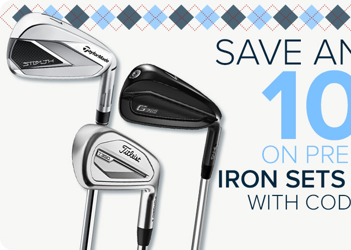 Save An Extra 10% On Preowned Irons Sets with Code: SAVE10