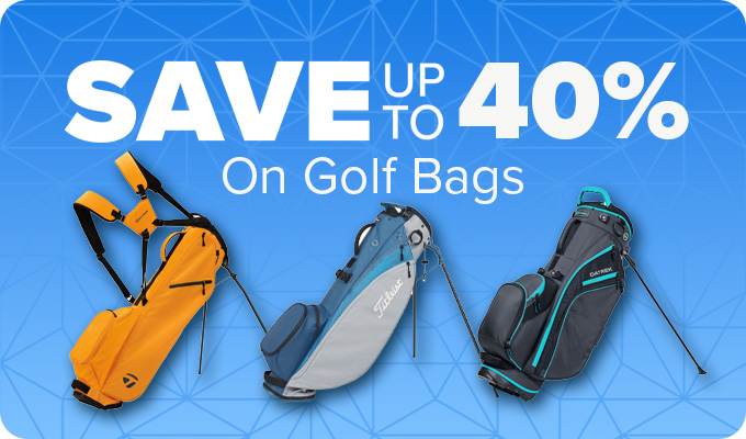Save up to 40% on Select Golf Bags