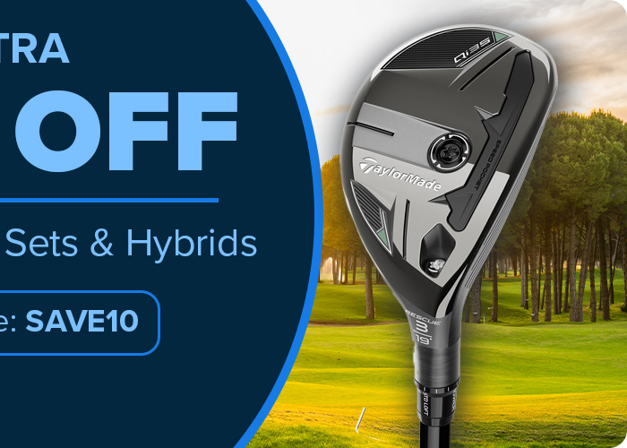 Save an Extra 10% On Preowned Iron Sets & Hybrids with Code: SAVE10