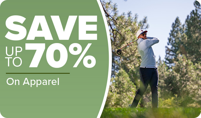 Save up to 70% on Apparel