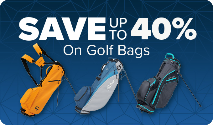 Save up to 40% on Select Golf Bags