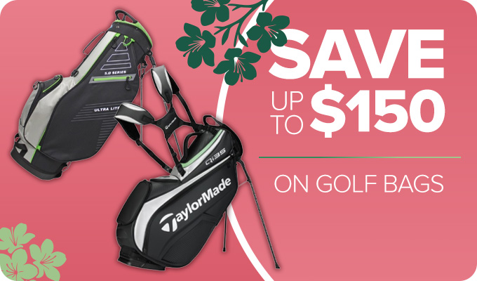 Save up to $150 on Golf Bags