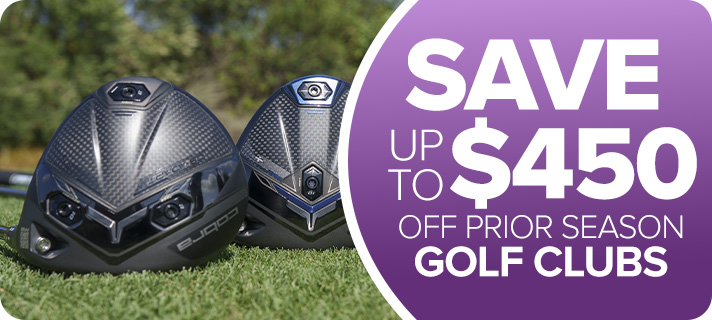 Save up to $450 on Prior Season Golf Clubs