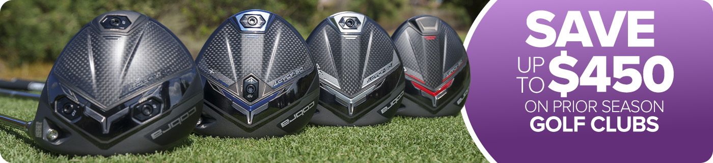Save up to $450 on Prior Season Golf Clubs