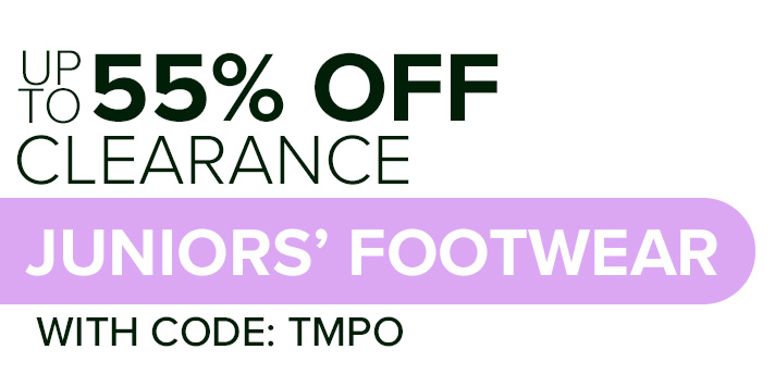 Up To 55% Off Clearance Footwear with Code: TMPO