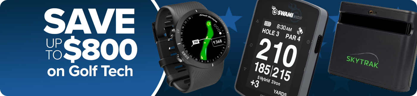 Instant Savings - Save Up To $800 on Golf Tech