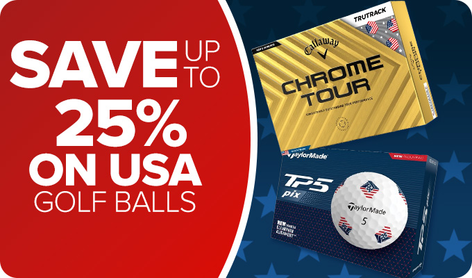 Save up to 25% off USA Golf Balls
