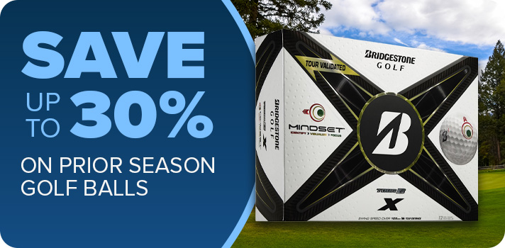 Save up to 30% on Prior Season Golf Balls
