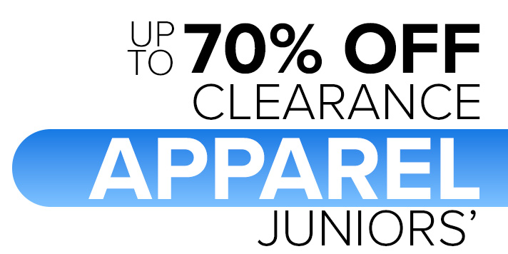 Up to 70% off Clearance Apparel for the Family
