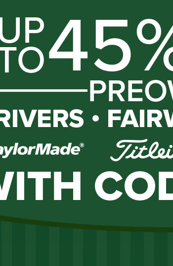 Up To 45% Off Preowned Drivers, Fairways & Hybrids From Titleist With Code: GREEN