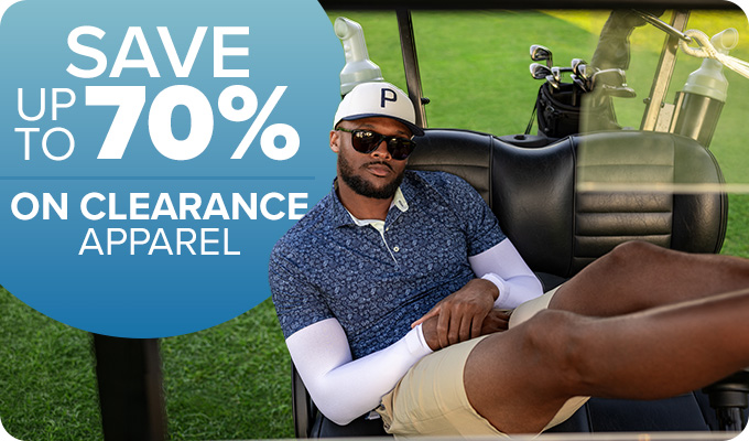 Save up to 70% on Clearance Apparel