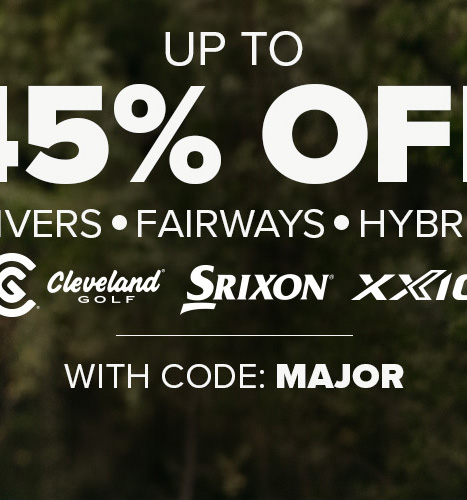 Up to 45% Off Preowned Drivers, Fairways, Hybrids from Cleveland, Srixon, & XXIO with Code: MAJOR