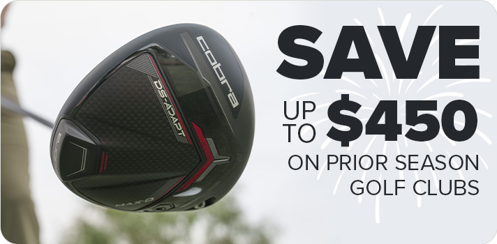 Save up to $450 on Prior Season Golf Clubs