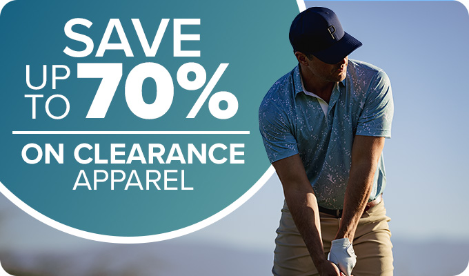 Save up to 70% on Clearance Apparel