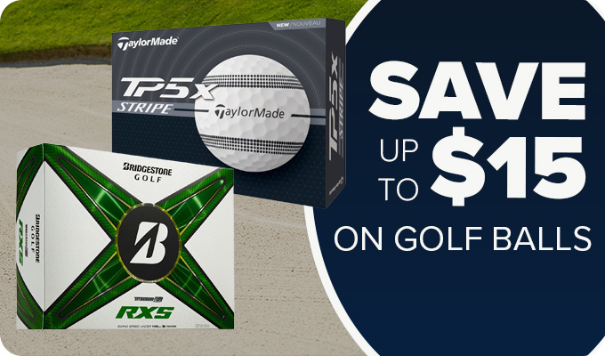 Save up to $15 on Golf Balls
