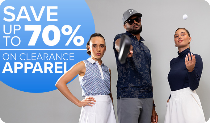 Save up to 70% on Clearance Apparel