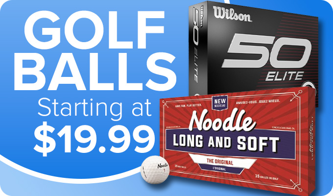 Golf Balls Starting at $19.99