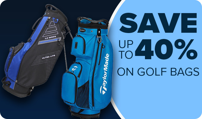 Save up to 40% on Golf Bags