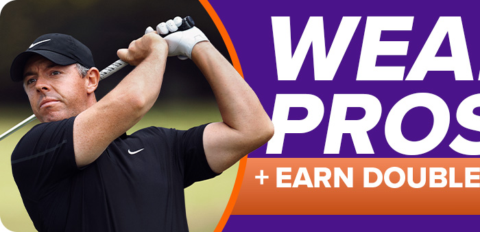 Wear What The Pro's Wear +Earn Double GlobalCash on New Products
