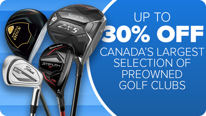 Canada's Largest Selection Of Preowned Golf Clubs