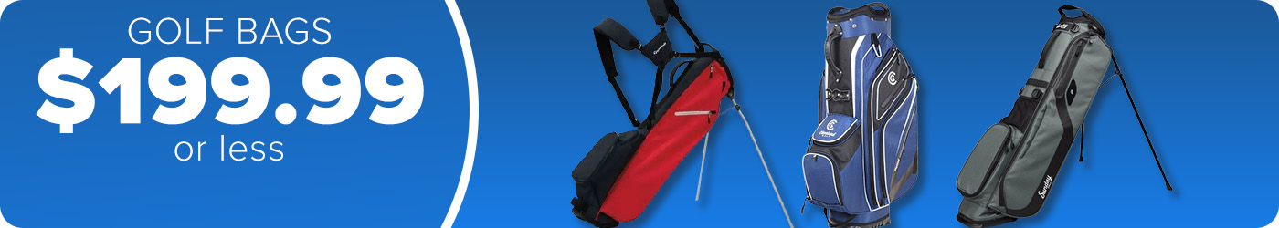 Golf Bags $199.99 or Less