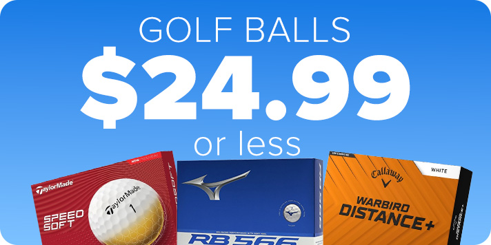 Golf Balls $24.99 or less