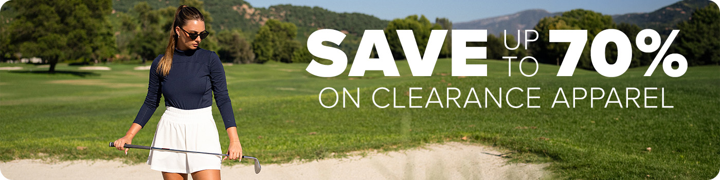 Save up to 70% on Clearance Apparel