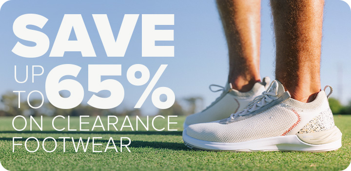 Save up to 65% on Clearance Footwear
