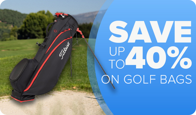 Save up to 40% on Golf Bags