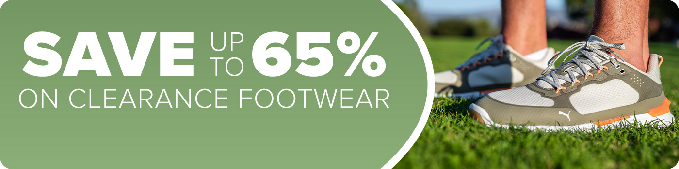 Save up to 65% on Clearance Footwear