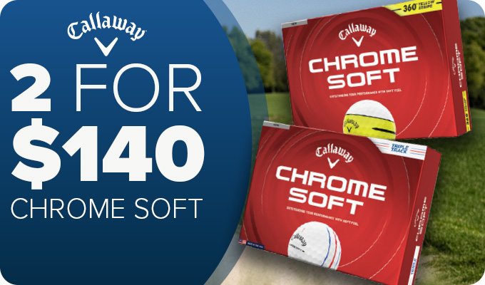 Callaway Chrome Soft - 2 For $140