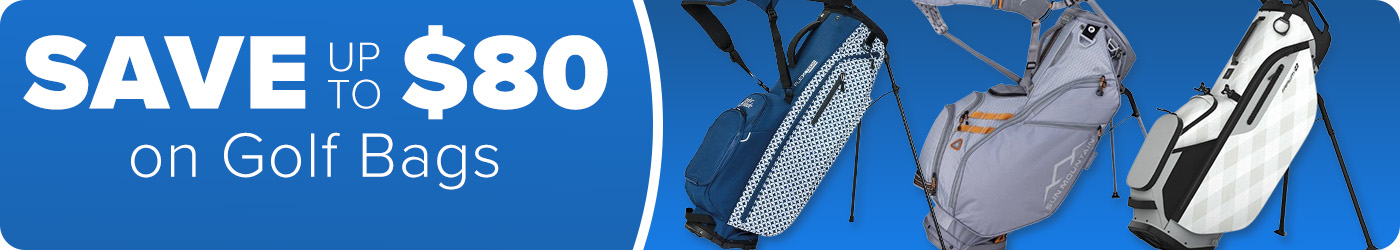 Save up to $80 Golf Bags