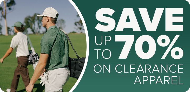 Save up to 70% on Clearance Apparel