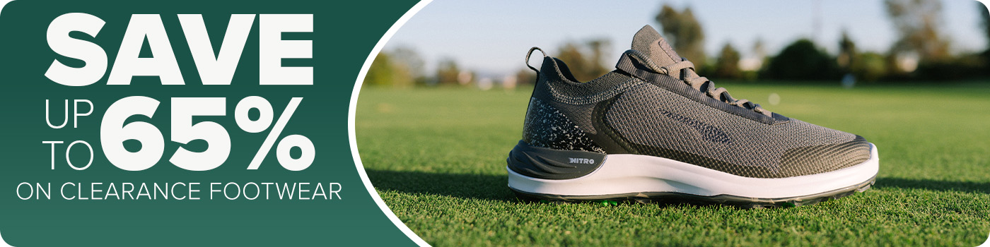Save up to 65% on Clearance Footwear