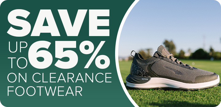 Save up to 65% on Clearance Footwear