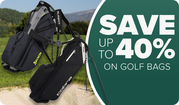 Save up to 40% on Golf Bags