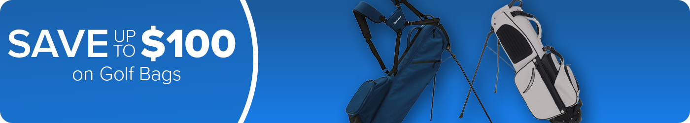 Save up to $100 off Golf Bags