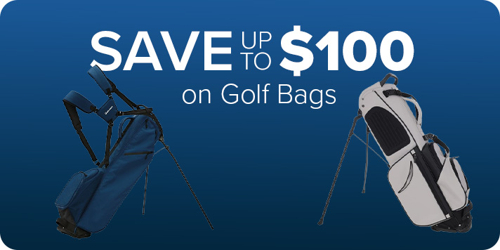 Save up to $100 off Golf Bags