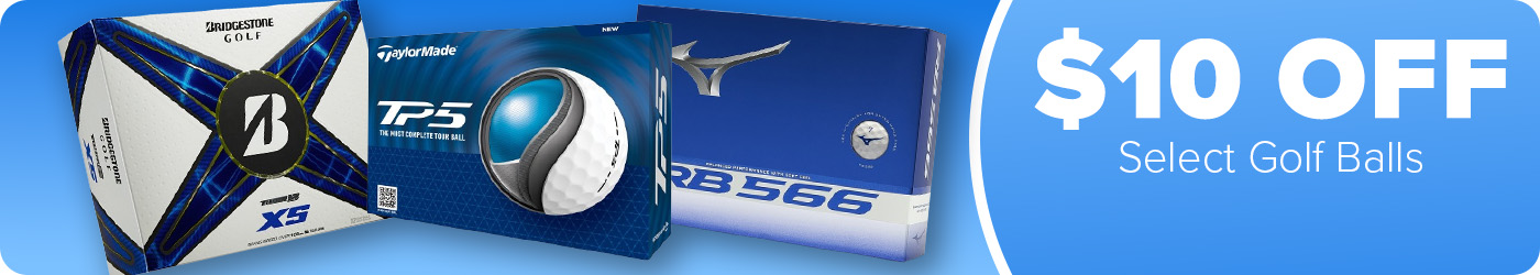 $10 off Select Golf Balls