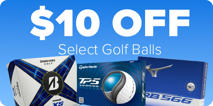 $10 off Select Golf Balls
