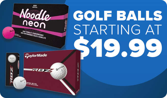 Golf Balls Starting at $19.99