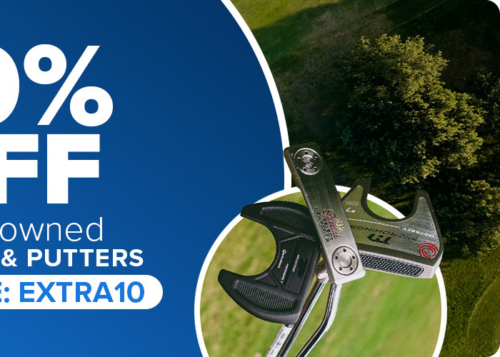 Extra 10% Off All Preowned Iron Sets and Putters with Code: EXTRA10