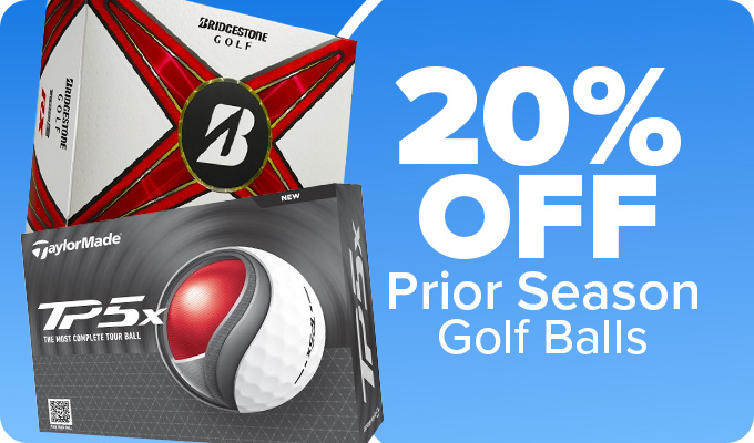 Prior Gen Golf Balls 20% Off