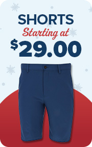 Golf Shorts Starting at $39.99