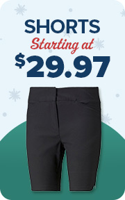 Golf Shorts Starting at $39.99