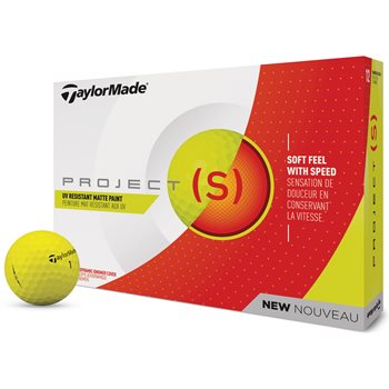 TaylorMade Project (s) Yellow Golf Ball Balls TaylorMade Project (s) Yellow Golf Ball Balls