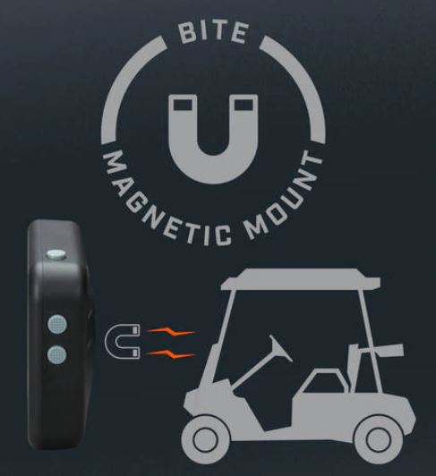 Magnet attaching to cart