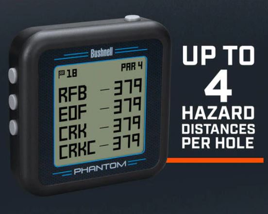 Hazard distances displayed
