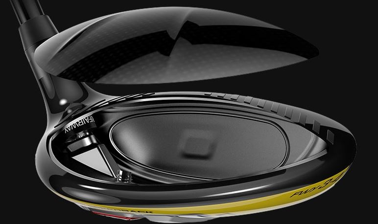 crown removed from top of club head